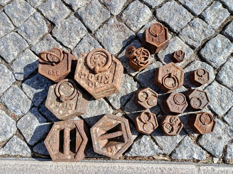 Pesos Antigos Centenários 10 kg 5 kg e vários etc...