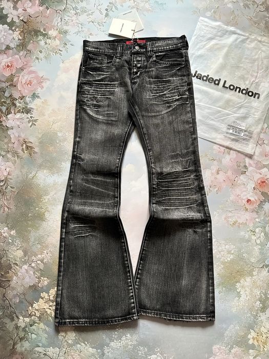 ОРИГІНАЛ Jaded London Flared Jeans | Клеш джинсы флейрд деним Джейдед