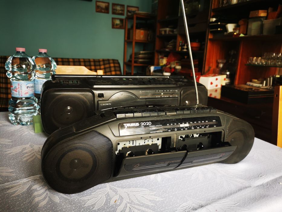 Radioodtwarzacz cd boombox 2szt Crown Taurus jamnik