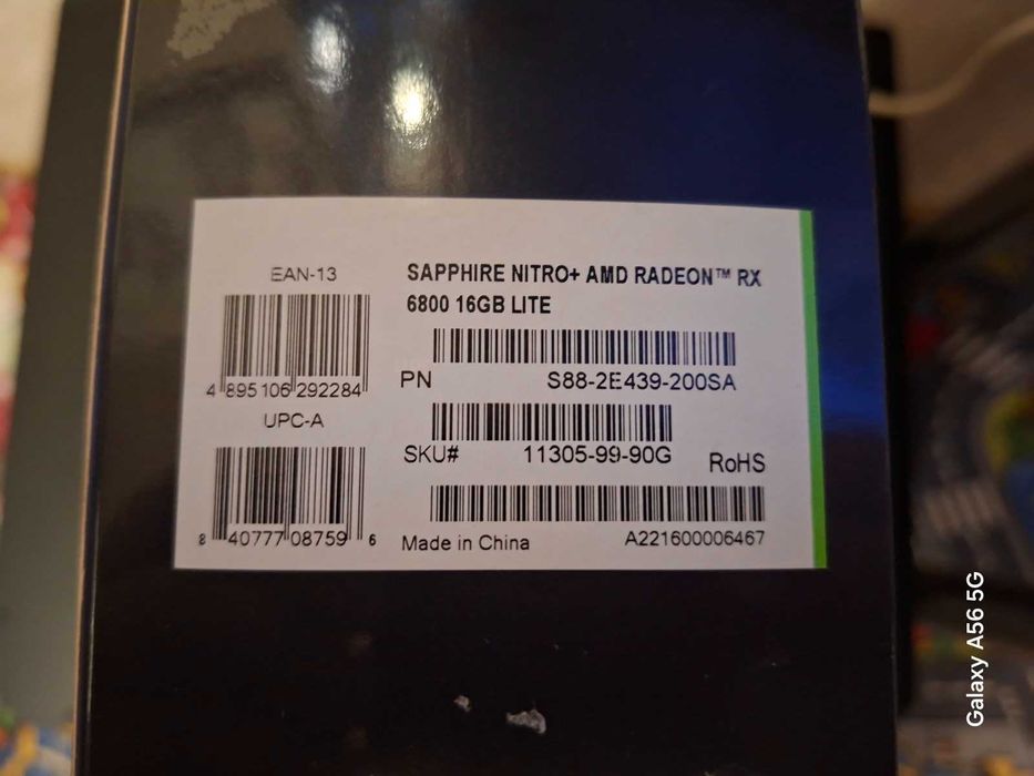 Продам Sapphire Radeon RX 6800  Nitro+ SE 16GB GDDR6