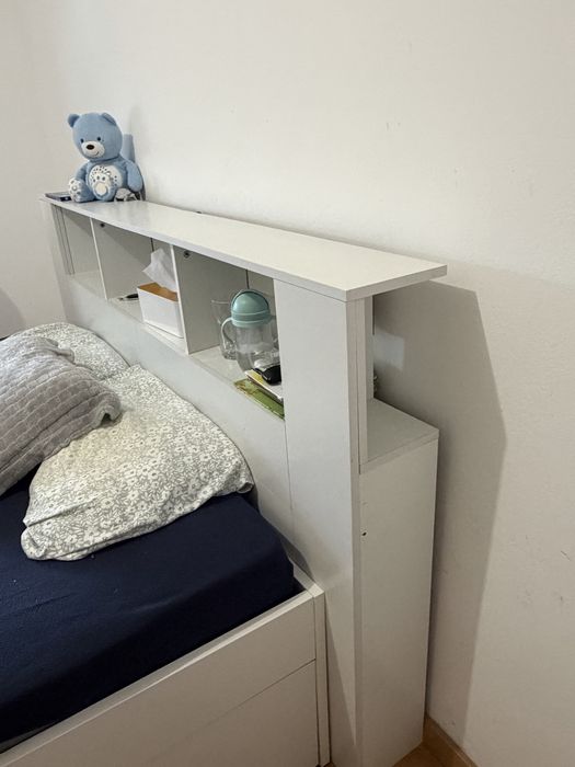 Cama ikea e cabeceira