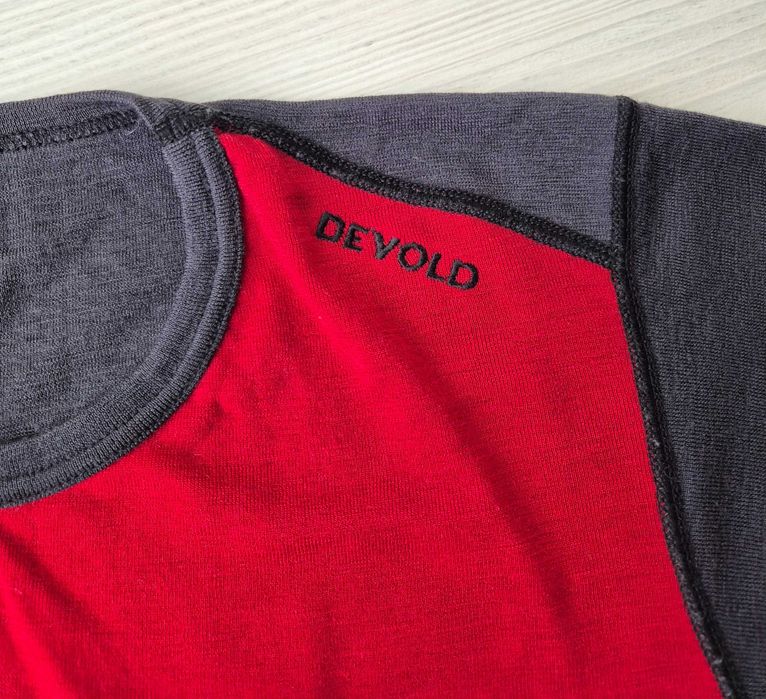 Devold L 100% merino wełniany t-shirt męski termiczny termoaktywny