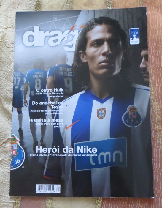 Revista Futebol Dragões Caixa Kevin "Big Sho Corrida e Atletismo