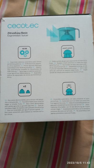 Wyciskarka do cytrusów ZitrusEasy Basic - Cecotec