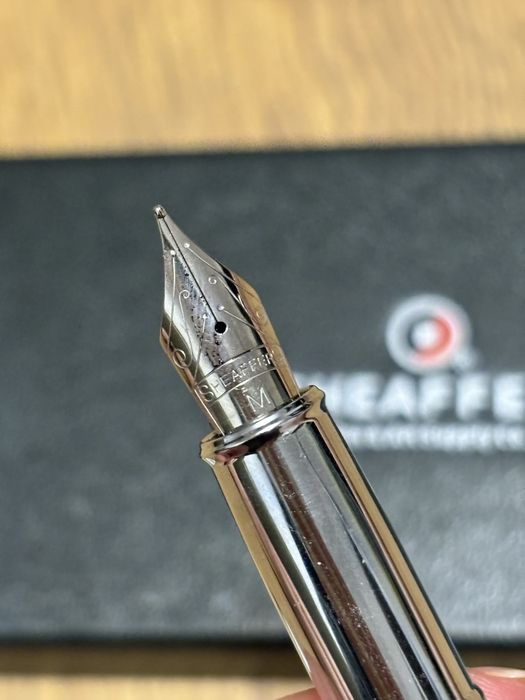 Pióro Sheaffer nowe nieużywane srebrne
