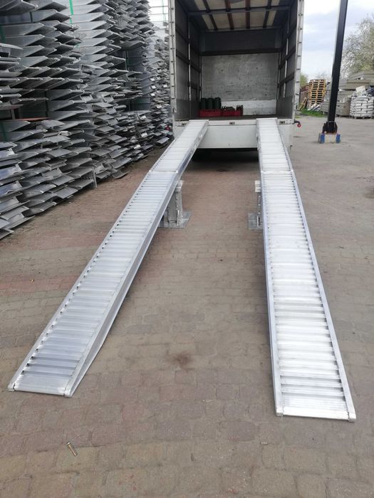 Najazdy Aluminiowe Włoskie 4,5m - 6300kg Dostawa 0zł