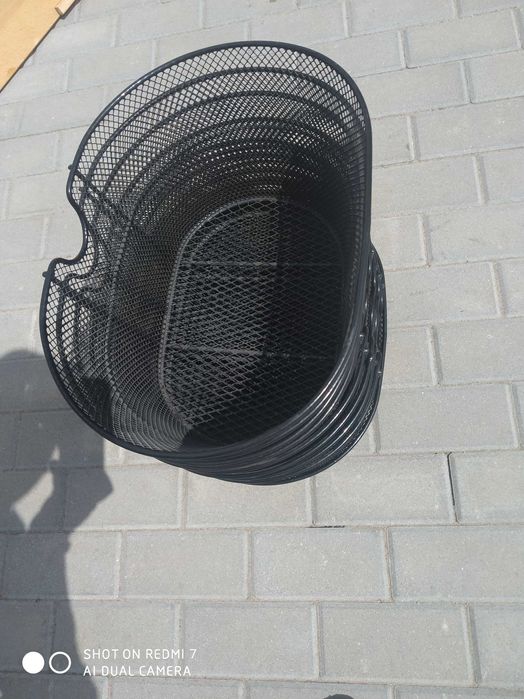 koszyki metalowe na rower sztuk 10