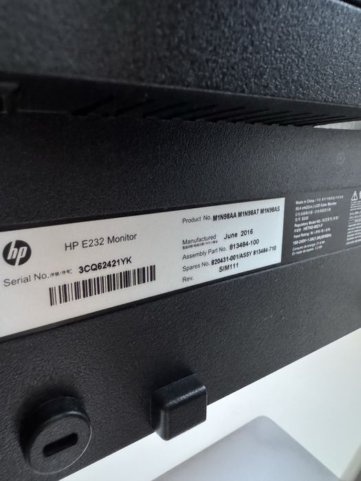 Монітор HP E232 до компʼютера