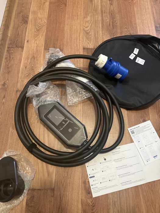 Зарядне до електромобіля 7 kw 32A Type 1 type 2 зарядка трохфазна 11kw