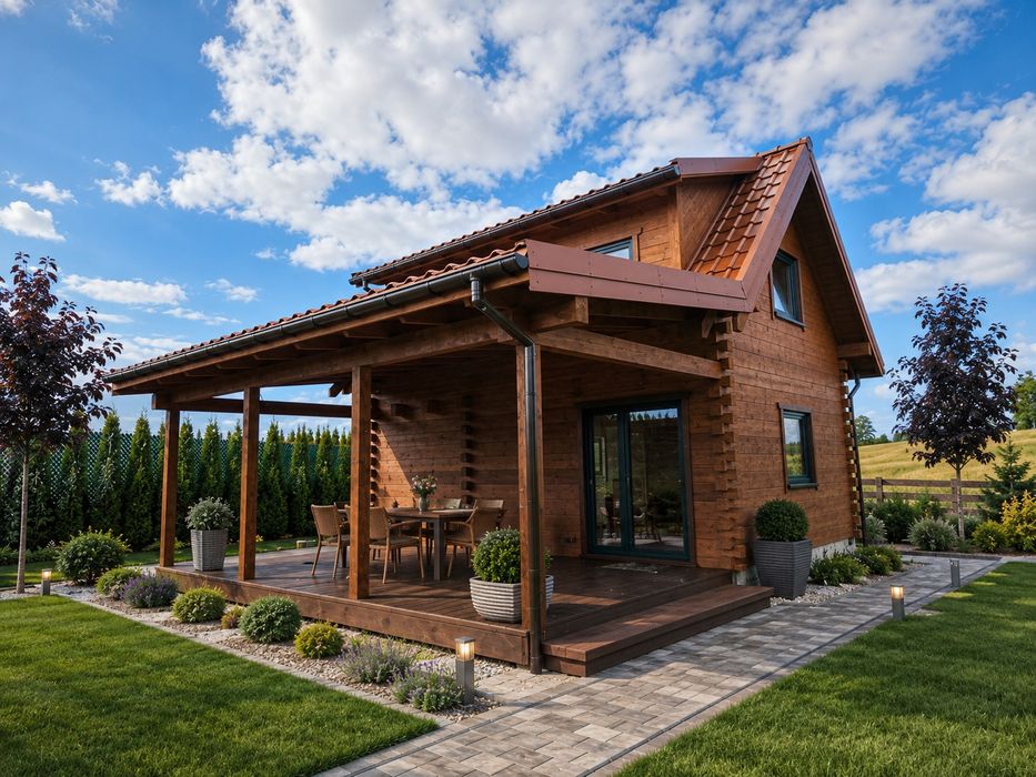 Budowa domu z bali, budowa domku letniskowego z bali do 70m2