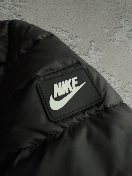 Куртка Чоловіча Чорна стьобана NIKE Black! Мужская Куртка стеганная Демисезонная NIKE! Материал Плащевка! Куртка Осень-Весна! Размеры S-3XL!