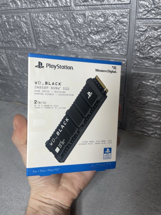 SSD M.2 2TB Western Digital Black SN850P(7300Mb/s)100%