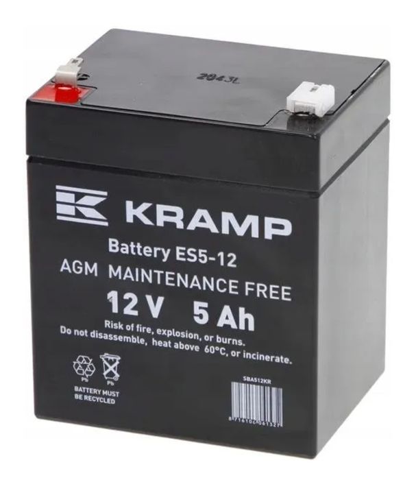 Akumulator 12V 5Ah zamknięty Kramp