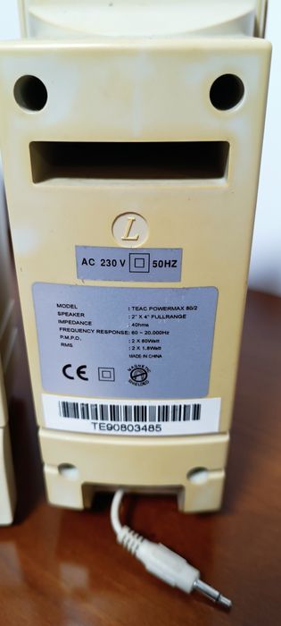 Colunas PC TEAC PowerMax 80/2