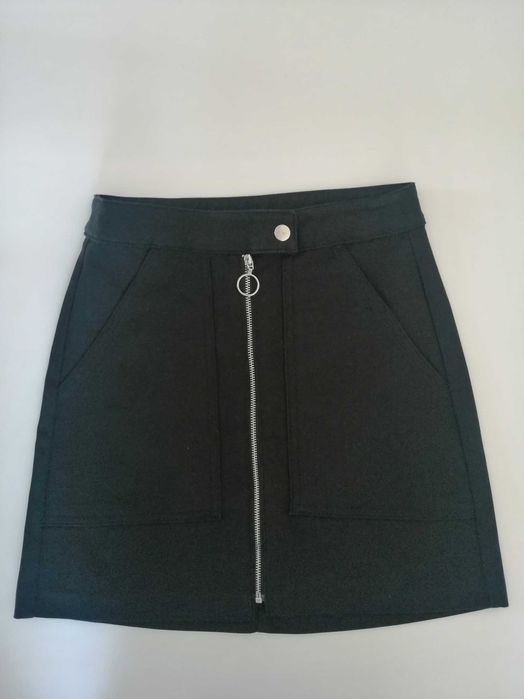 Saia preta XS Bershka