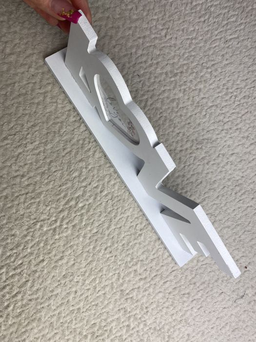 Ozdoba LoVe ze zdjęciem ramka biała