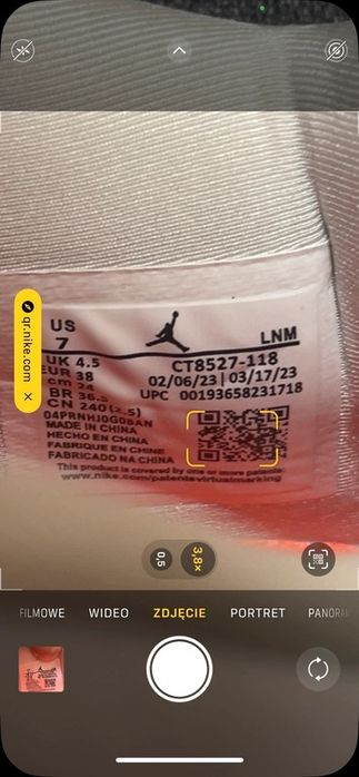 Jordan 4 biało czerwone