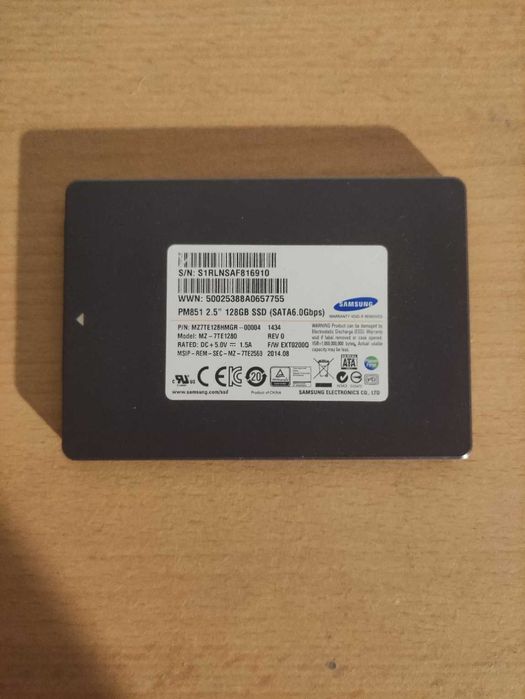 dysk ssd 2.5sata 128gb Samsung Sprawny
