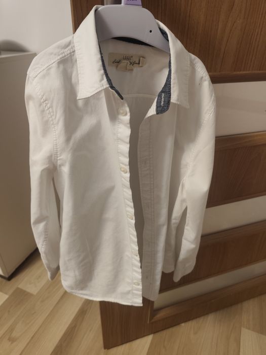Koszula biała H&M rozmiar 128