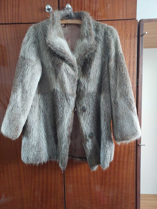 Futro nutria krótkie