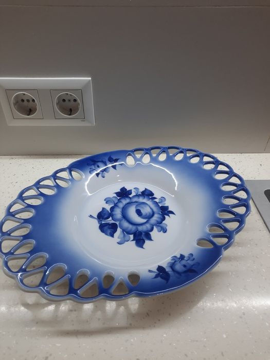 Блюдо Коростенський фарфор ручная работа