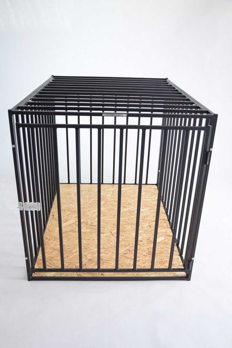 Klatka dla psa kennel mocny stalowy duży 3XL solidny (116x87x90)