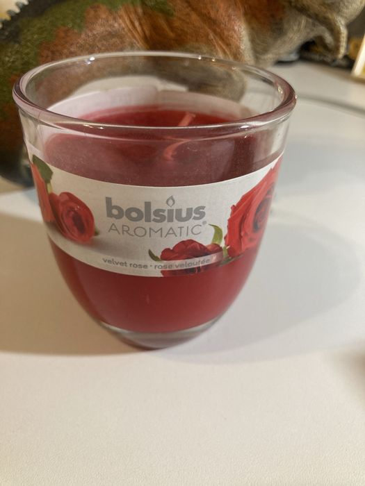 Свічка Bolsius Троянда в склі 80/73 мм