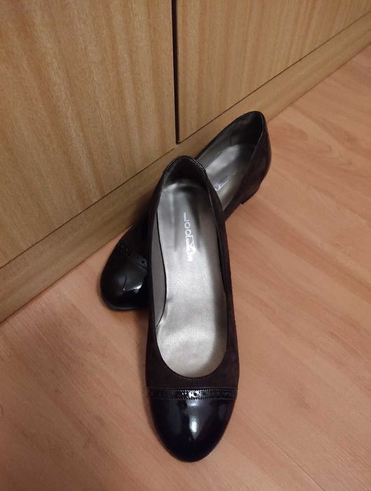 Sapato elegante em pele castanho n°39