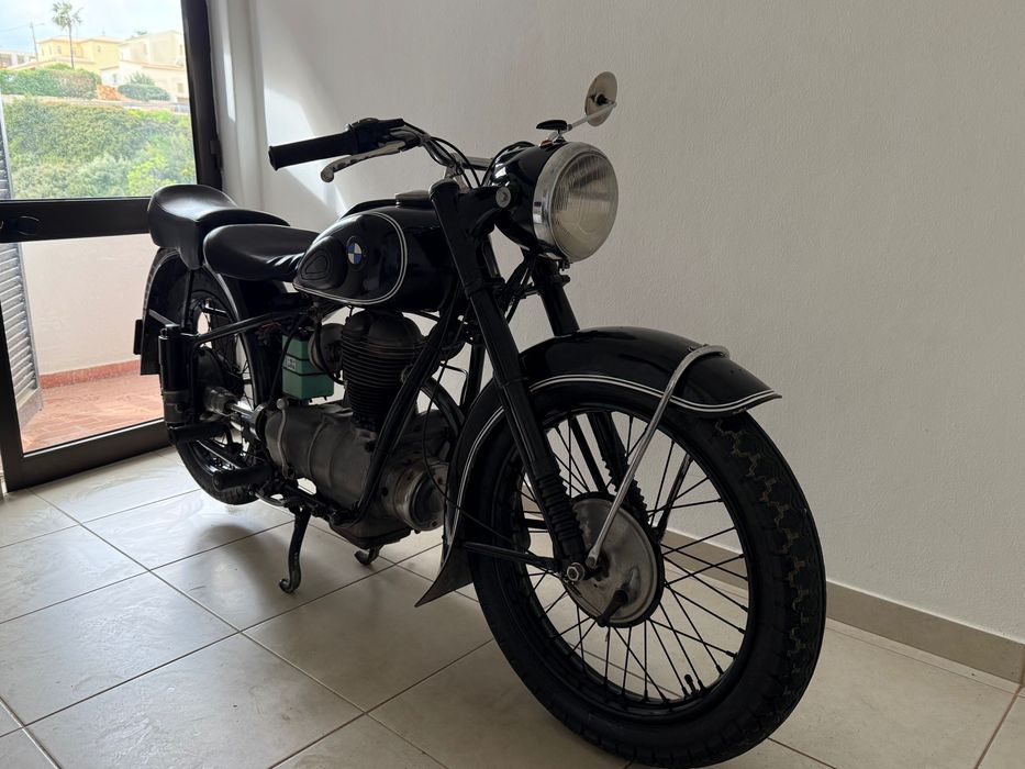 BMW R25 - mota antiga 1952 - ótimo estado