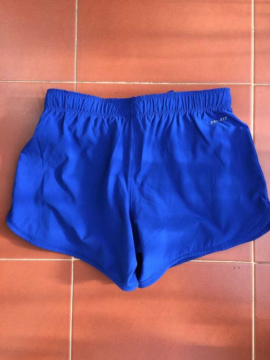 SALDOS--Shorts  Corrida / Running --- NIKE  Dri-Fit  Azul --Tamanho XS