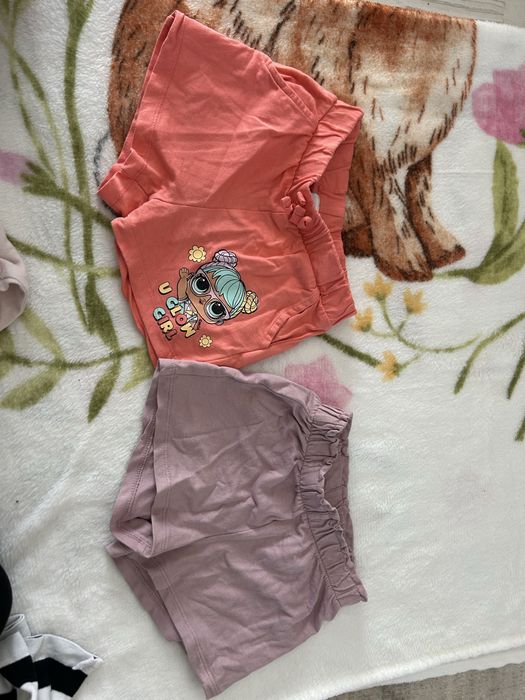 Dwie pary spodenek h&m 110/116