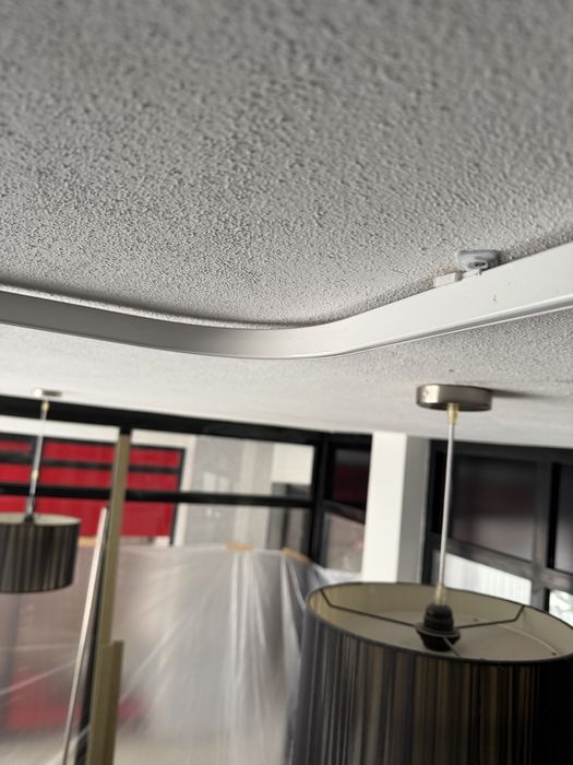 Calha para cortina com cordão