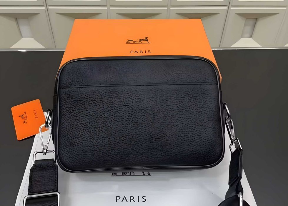 Сумка Hermes | мессенджер hermes | сумка ерме | чорна