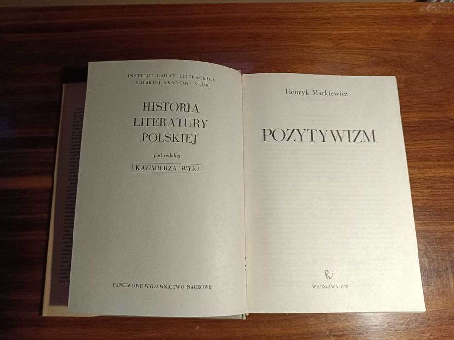 "Pozytywizm" Henryk Markiewicz