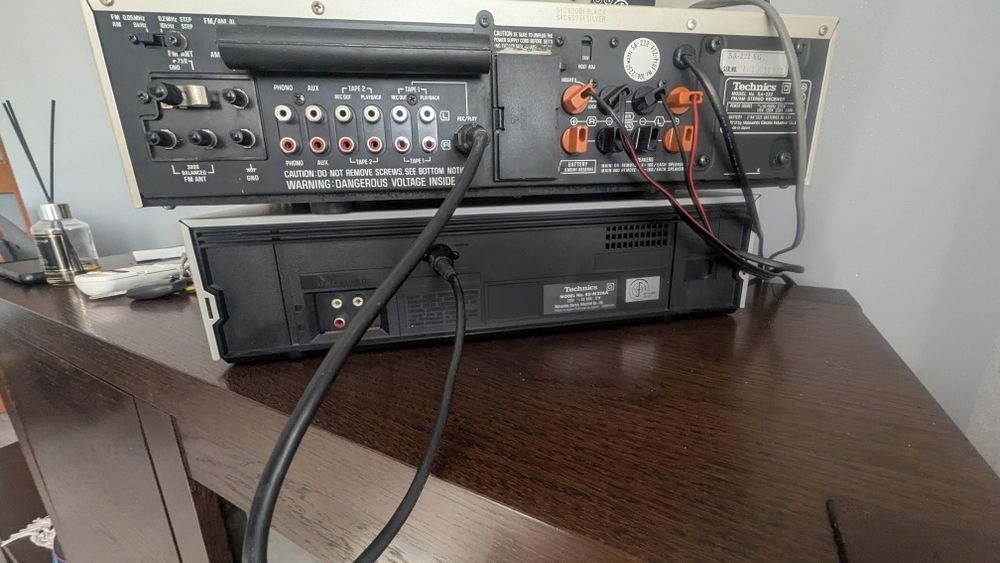 Amplituner i magnetofon Technics sprzedam
