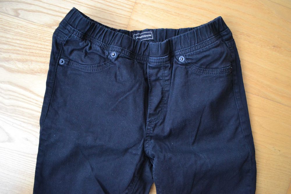 czarne tregginsy S/M skinny jeans