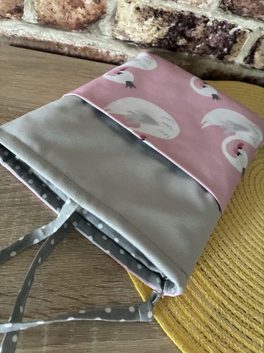 Otulacz etui na książkę handmade