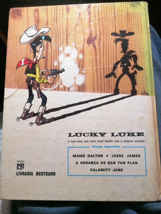 Lucky Luke - Calamity Jane (Capa Rija) - Livraria Bertrand 1975