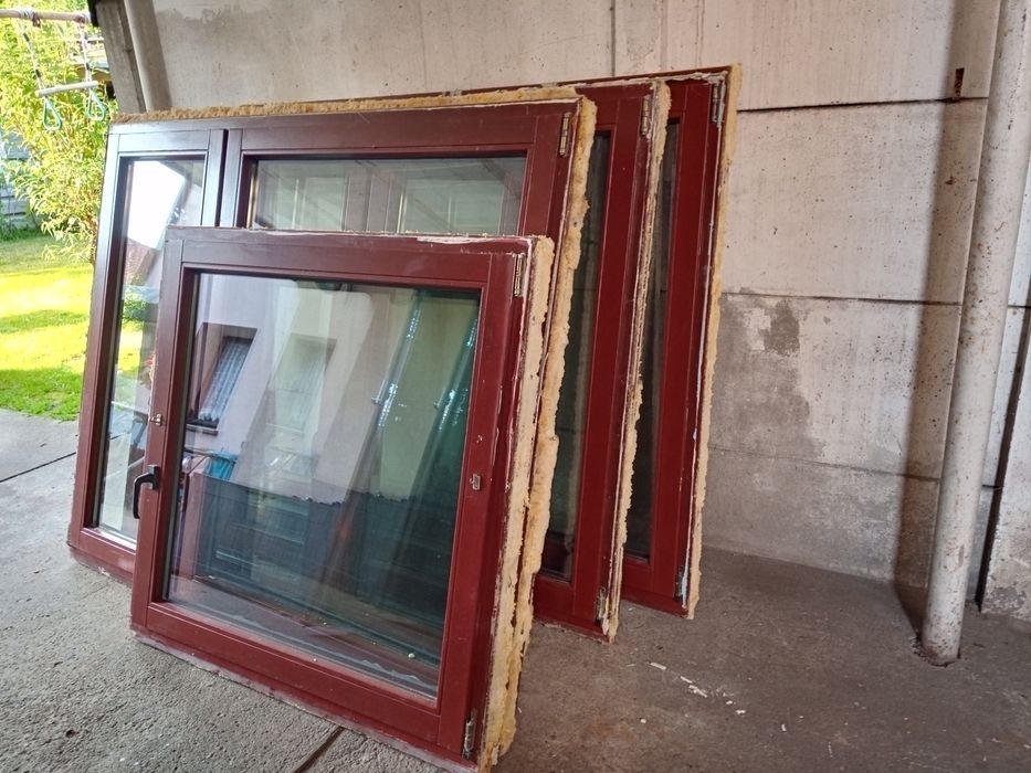 Okna drewniane z demontażu