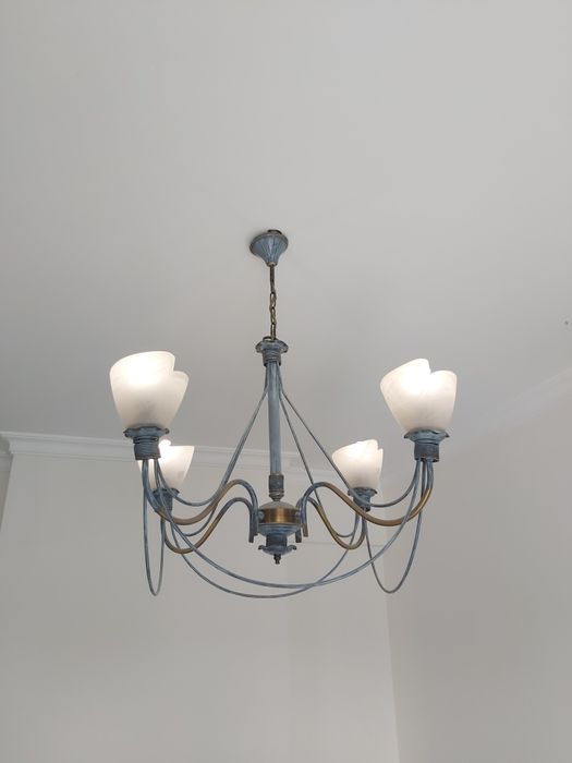 Candeeiro de sala azul