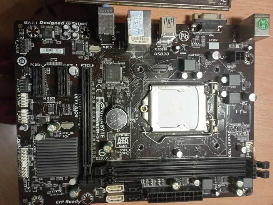 Ga-h81m-d1 s1150 плата gigabyte