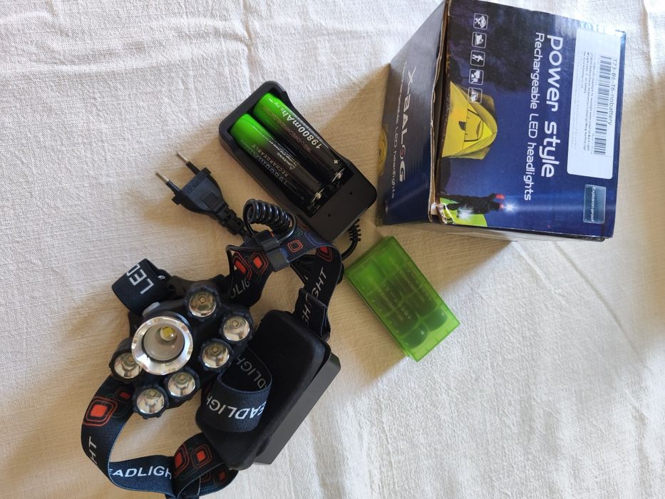 Lanterna de cabeça para pesca