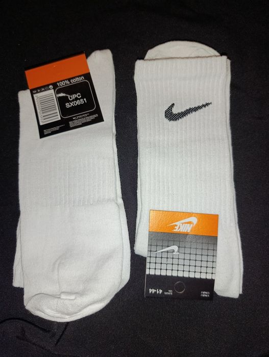 Skarpetki męskie białe Nike