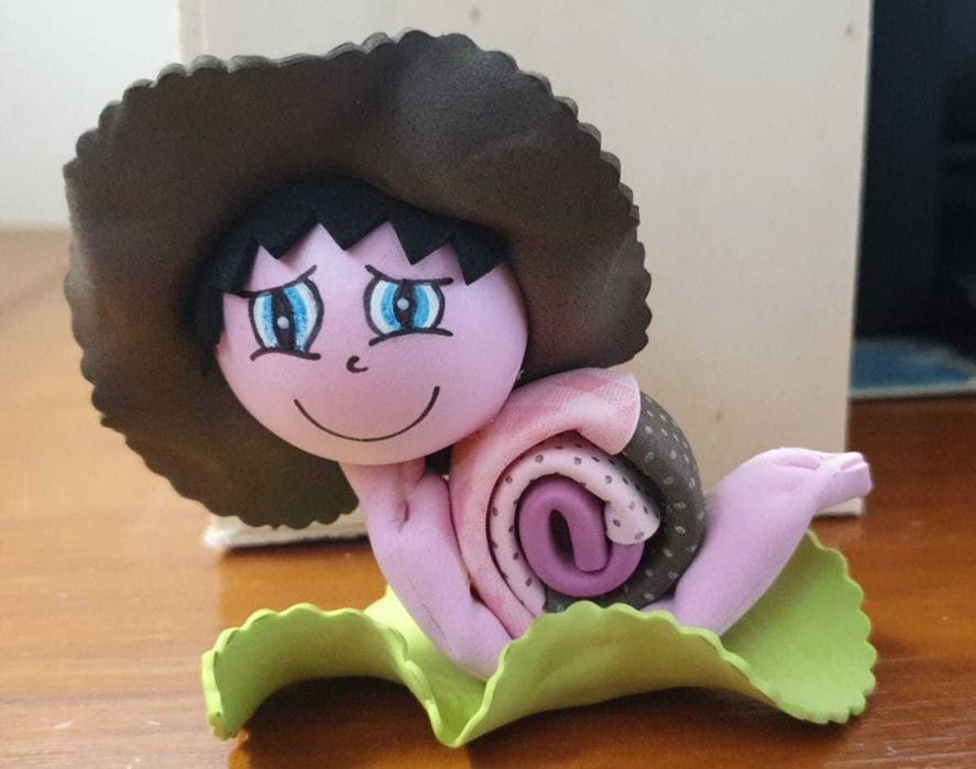 Artesanato - Caracóis decorativos em Eva
