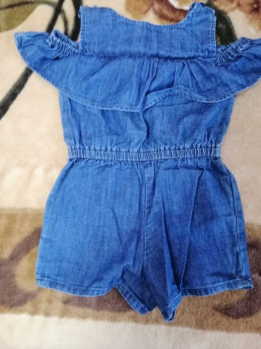 Джинсовая детская куртка, юбка, комбинезон