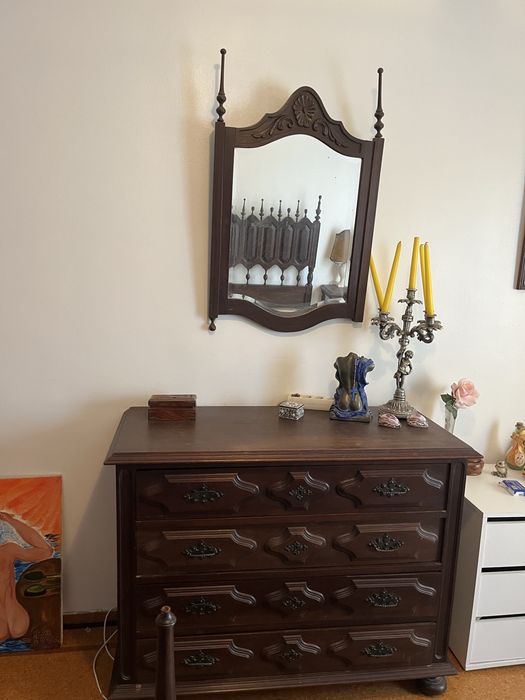 Quarto casal completo vintage