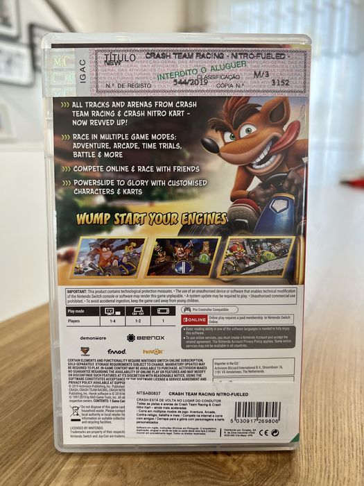 Crash Team Racing Nintendo Switch - No DLC