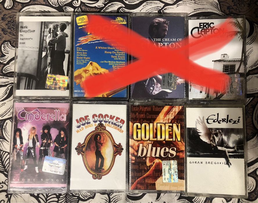 Студийные кассеты ,Metallica,Scorpions,Queen …
