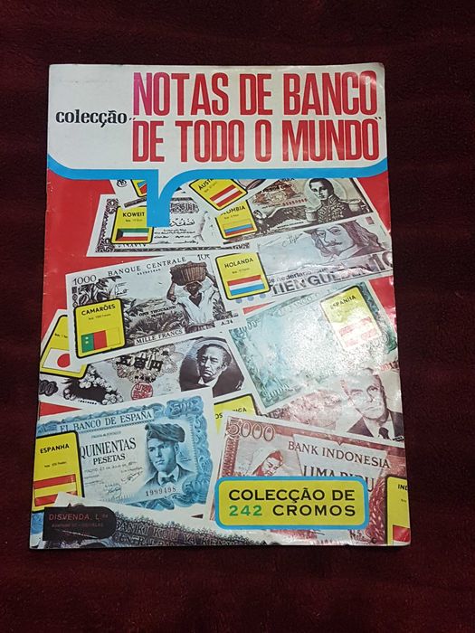 Caderneta Completa Notas de Banco de Todo o Mundo