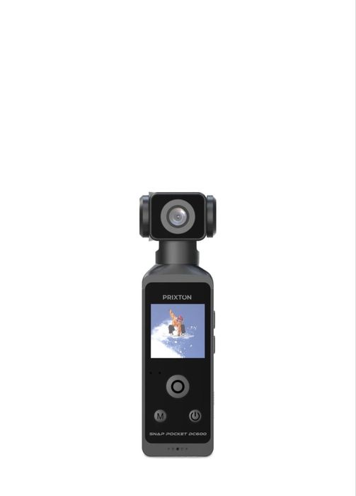 Action Cam PRIXTON Digital Snap Pocket (5k - 50 Mp - Rotação 270º Submersível - Wi-Fi)